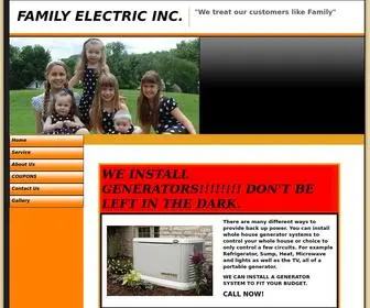 Familyelectricinc.com(FAMILY ELECTRIC INC) Screenshot