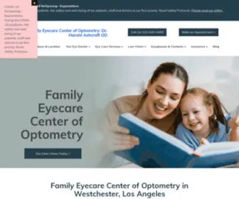 Familyeyecareoptometrist.com(Family Eyecare Center of Optometry) Screenshot