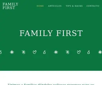 Familyfirstblog.com(Family First) Screenshot