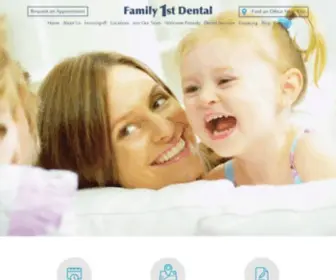 Familyfirstdental.com(Family 1st Dental) Screenshot