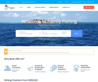 Familyfishingcancun.com(Deep Sea Fishing in Cancun) Screenshot