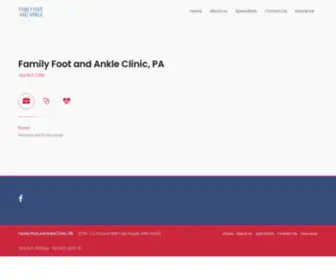 Familyfootmn.com(Family Foot & Ankle Clinic) Screenshot