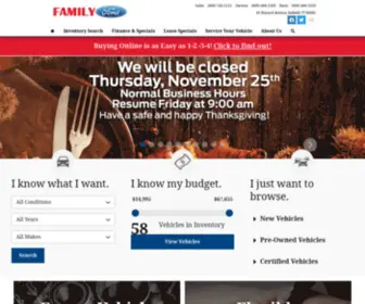 Familyfordinc.net(Family Ford of Enfield) Screenshot