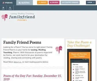 Familyfriendpoems.com(Family Friend Poems) Screenshot