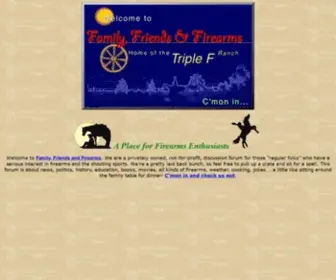 Familyfriendsfirearms.com(Family, Friends & Firearms) Screenshot