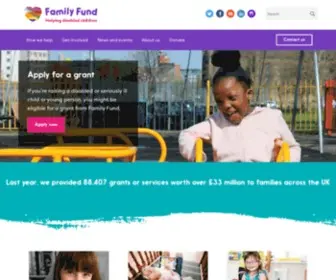 Familyfund.org.uk(Family Fund) Screenshot