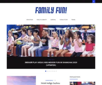 Familyfunshanghai.com(The real guide to life in shanghai) Screenshot