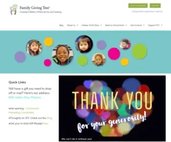 Familygivingtree.org(Family Giving Tree) Screenshot