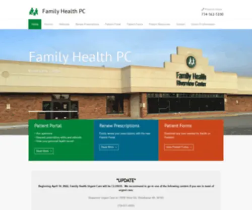 Familyhealthpc.com(Family Health PC) Screenshot
