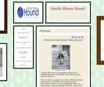 Familyhistoryhound.com(Hound on the Hunt) Screenshot