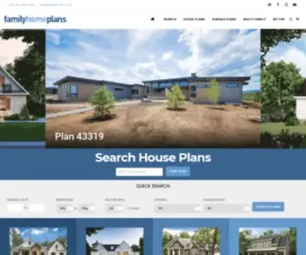 Familyhomeplans.com(House Plans) Screenshot