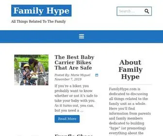 Familyhype.com(Family Hype) Screenshot