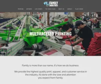Familyindustries.com(Family Industries) Screenshot