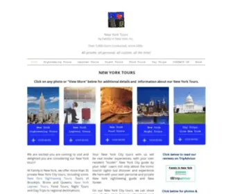 Familyinnewyorktours.com(New York Tours) Screenshot