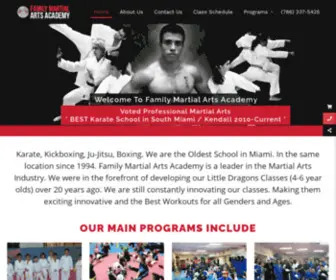 Familykick.com(Miami Karate) Screenshot