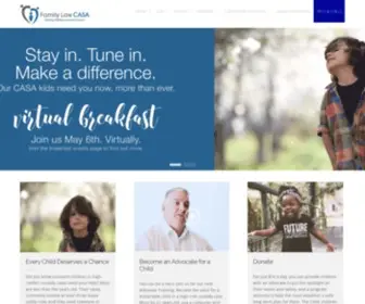 Familylawcasa.org(Court Appointed Special Advocates of King County) Screenshot