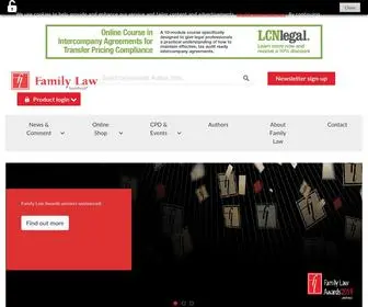 Familylaw.co.uk(Family Law publishers) Screenshot