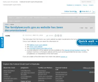 Familylawcourts.gov.au(Family Law Courts) Screenshot