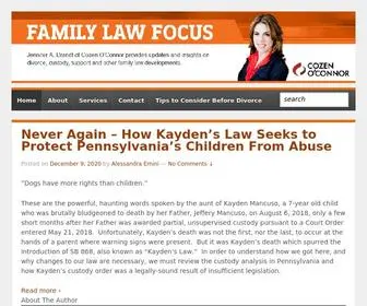 Familylawfocusblog.com(Family Law Focus) Screenshot