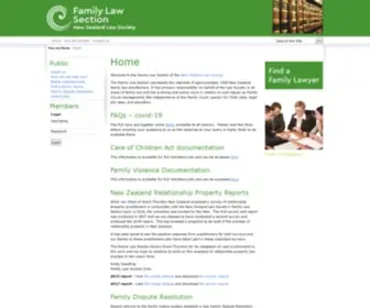 Familylaw.org.nz(Family Law) Screenshot