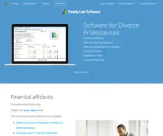 Familylawsoftware.com(Family Law Software) Screenshot