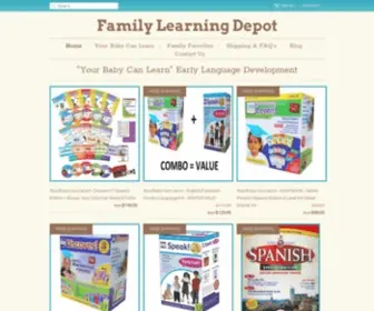 Familylearningdepot.com(Family Learning Depot) Screenshot