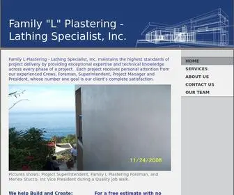 Familylplastering.com(Family L Plastering Lathing Specialist) Screenshot