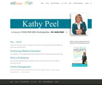 Familymanager.com(Kathy Peel Family Manager) Screenshot