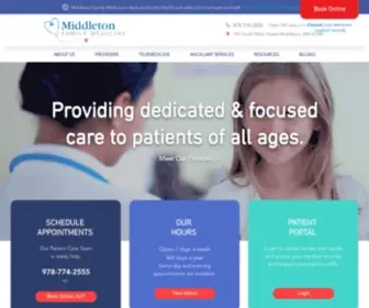 Familymedicinemiddleton.com(Middleton Family Medicine Middleton Massachusetts) Screenshot