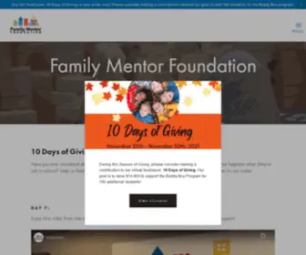 Familymentorfoundation.org(Family Mentor Foundation) Screenshot