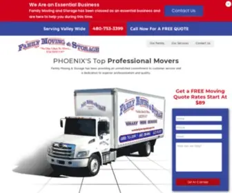 Familymovingandstorage.com(Best Phoenix Moving Company) Screenshot