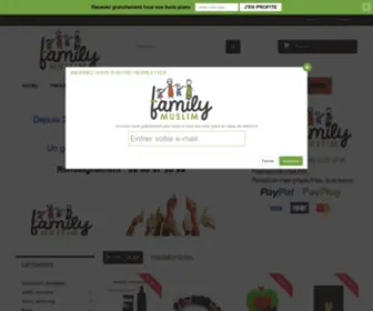 Familymuslim.com(Vente à des prix de gros de produits islamiques) Screenshot