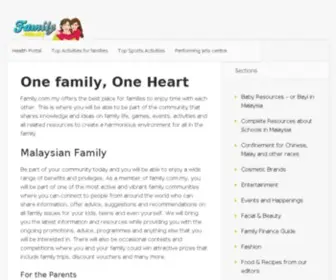 Family.my(Malaysia Family Portal for parents and children) Screenshot