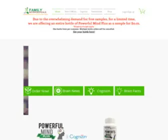 Familynutraceuticals.com(Family Nutraceuticals) Screenshot