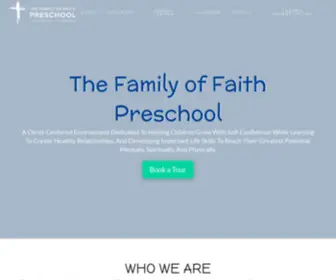 Familyoffaithpreschool.org(Family of Faith Preschool) Screenshot