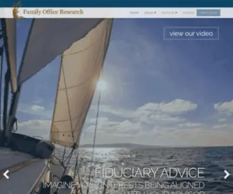 Familyofficeresearch.com(At Family Office Research our philosophy) Screenshot