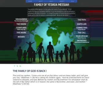 Familyofyeshua.com(Family of Yeshua Messiah) Screenshot