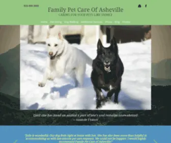 Familypetcareofasheville.com(Pet Sitter/Asheville/FamilyPetCareOfAsheville) Screenshot