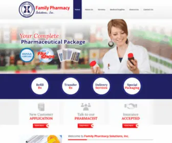 Familypharmacysolutions.com(Family Pharmacy Solutions) Screenshot