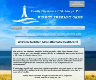 Familyphysiciansdpc.com(Family Physicians of St) Screenshot