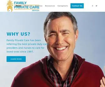 Familyprivatecarellc.com(Caring For Seniors At Home) Screenshot