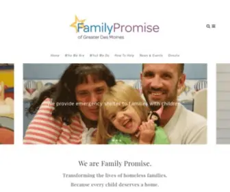 Familypromisedm.org(Family Promise of Greater Des Moines) Screenshot