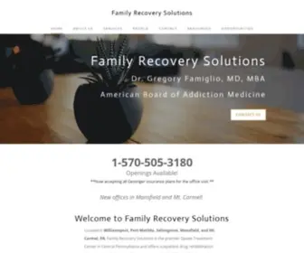 Familyrecoverysolutions.net(Family Recovery Solutions) Screenshot