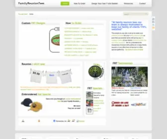 Familyreuniontees.com(Family reunion tees) Screenshot