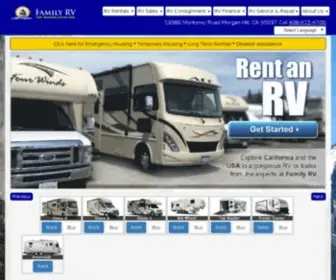 Familyrv.com Screenshot