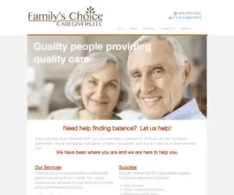 Familys-Choice.com(Nashville's Choice for Caregivers) Screenshot