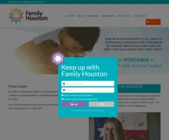 Familyservices.org(Family Services of Greater Houston) Screenshot