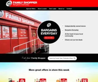 FamilyshopperStores.co.uk(Family Shopper Stores) Screenshot