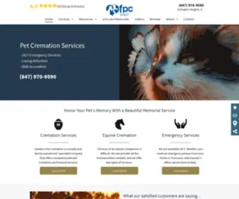 Familyspetcremation.com(Family's Pet Cremation) Screenshot