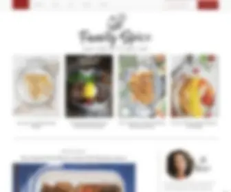 Familyspice.com(World cuisine for the whole family) Screenshot